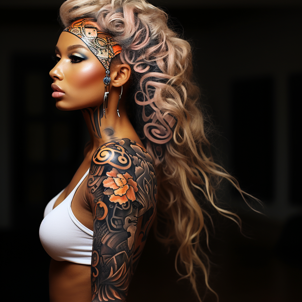 amazing-tattoos,Beautiful Africa Sleeve