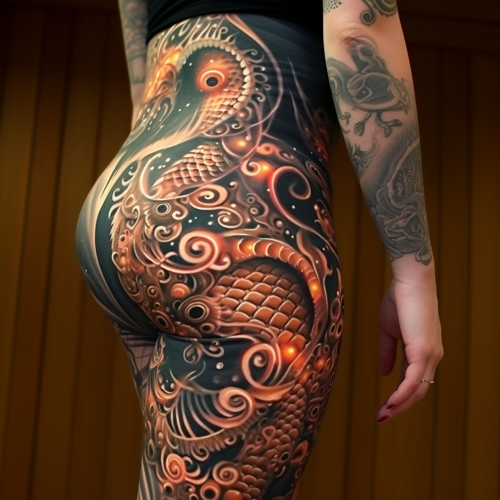 belly-tattoos,Amazing full body tat