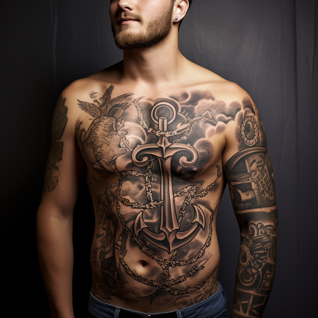 anchor-tattoos,Anchor Tattoo By Marcin Aleksander Surowiec