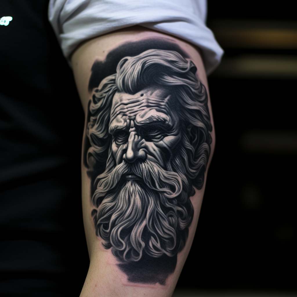 arm-tattoos,Death of Socrates