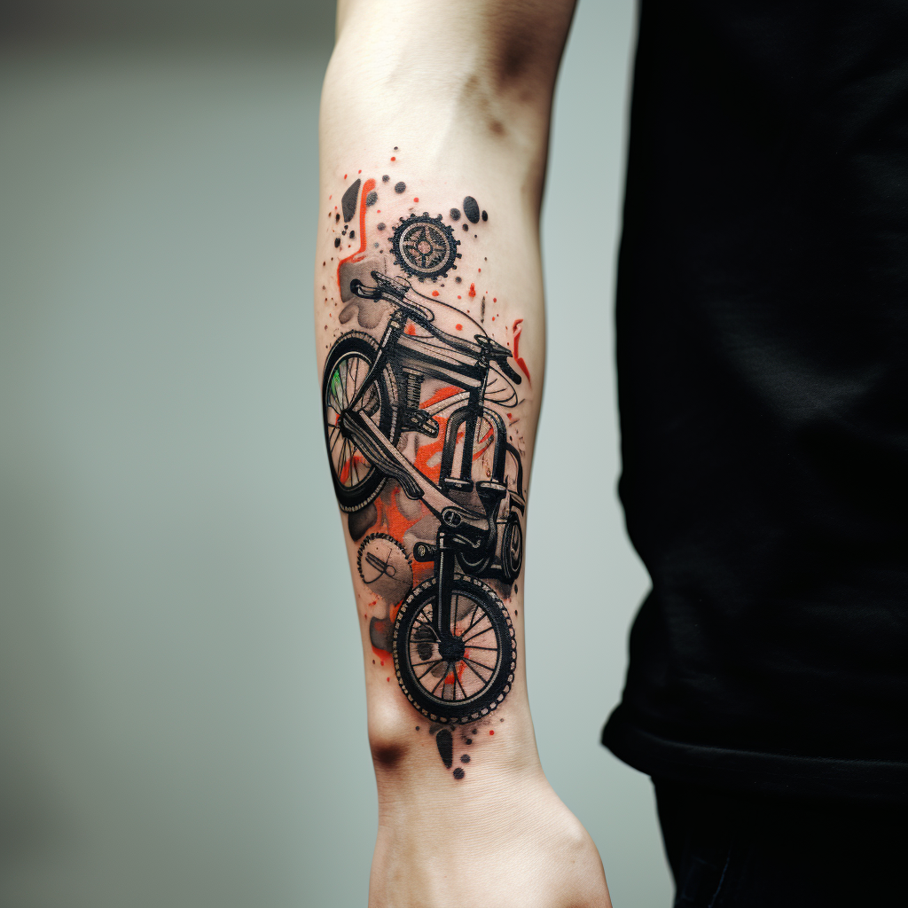 animation-tattoos,Don’t Steal Bikes Bro