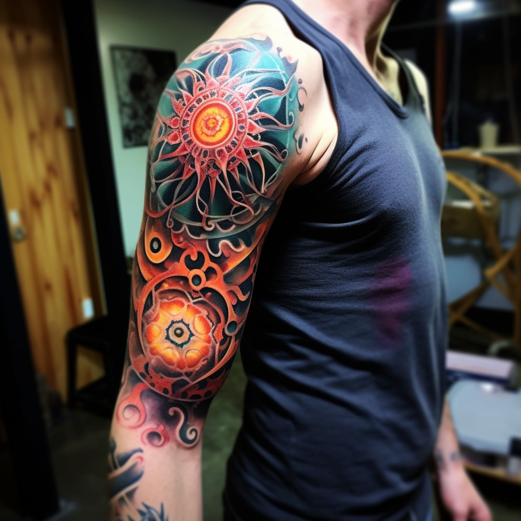elbow-tattoos,Elbows Mandalas