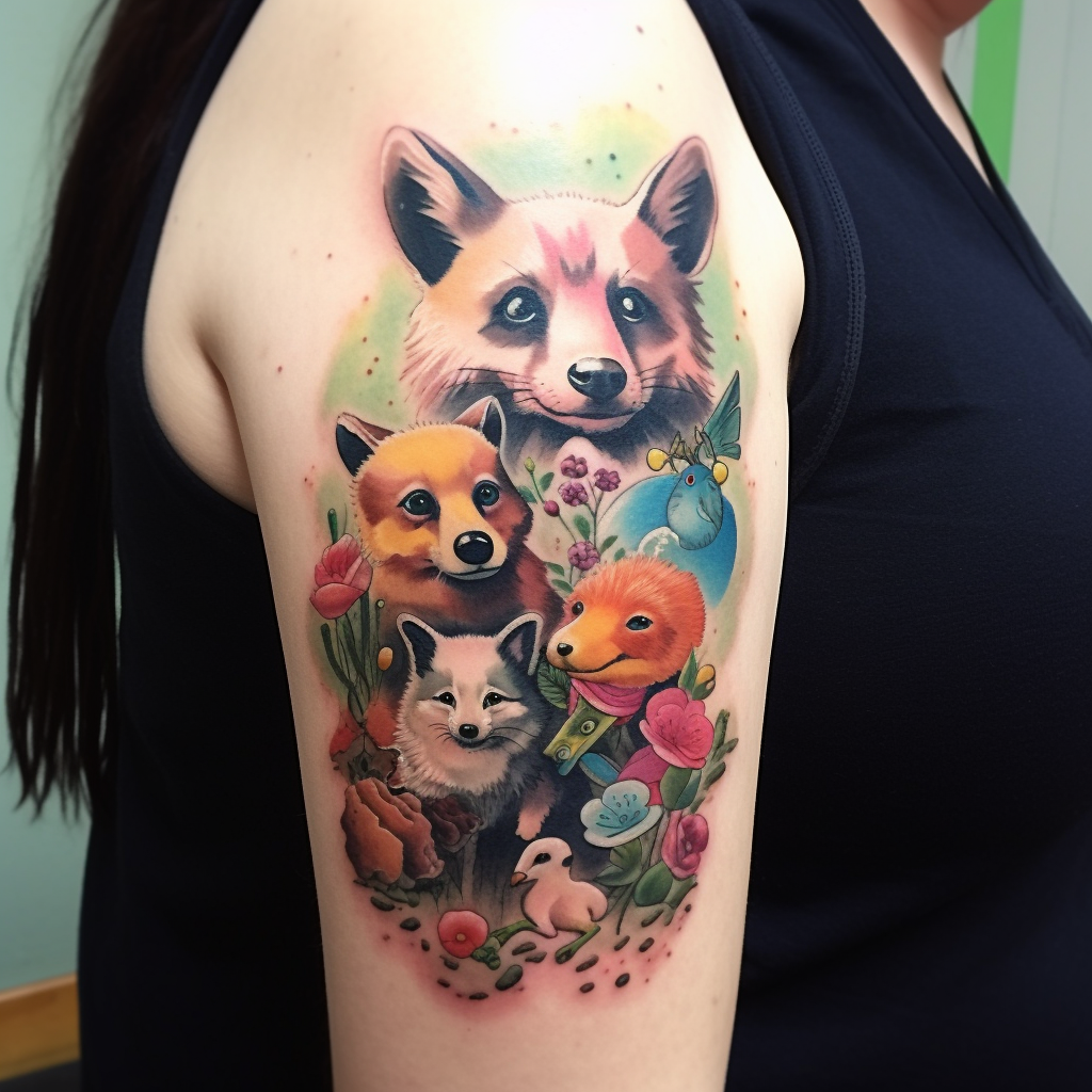 animal-tattoos,Golly What A Day