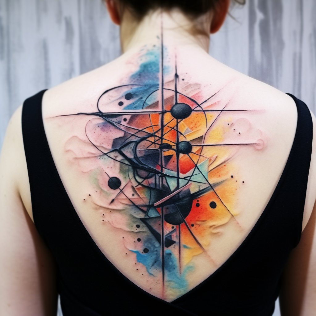 abstract-tattoos,All Art Is An Imitation Of Nature