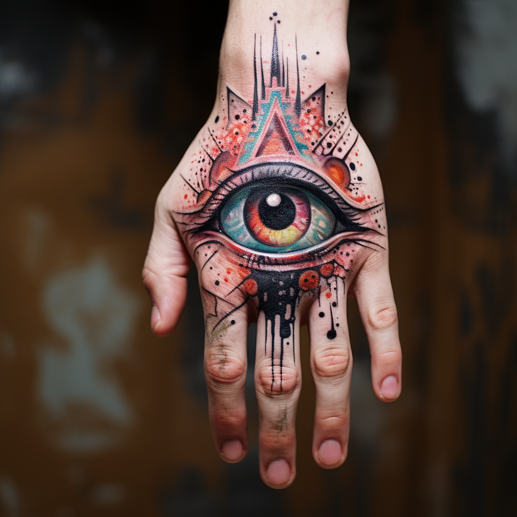 abstract-tattoos,The Eye of Providence