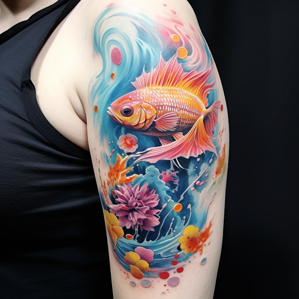colourful-tattoos,The Colors of Nature