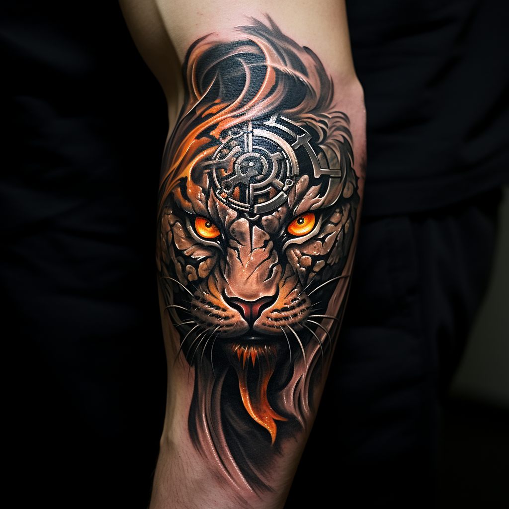 arm-tattoos,Tiger Eyes