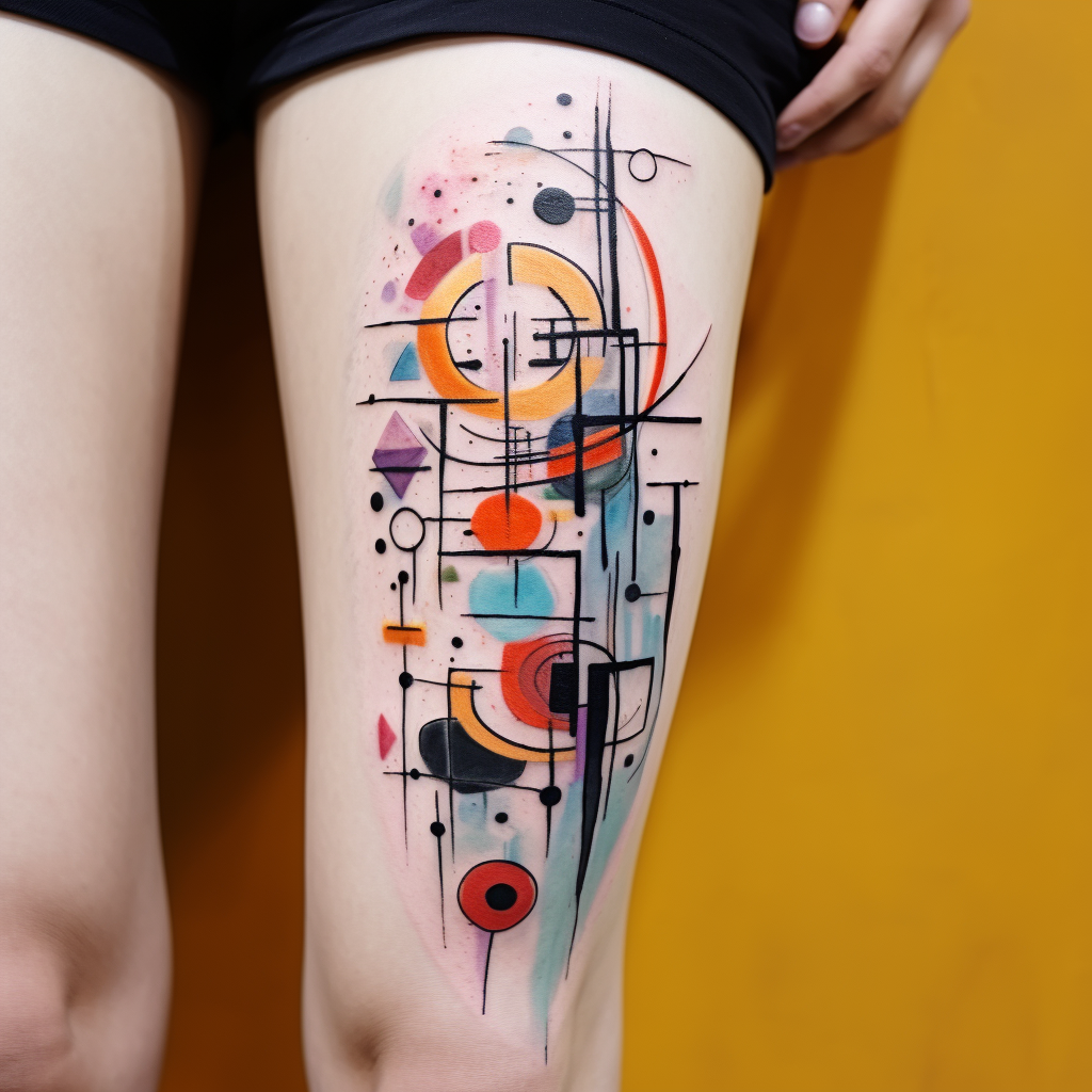 abstract-tattoos,Be Someone That Makes You Happy