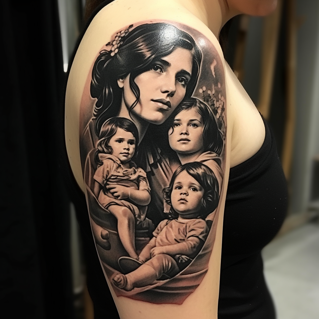 classic-tattoos,4 Mothers Love