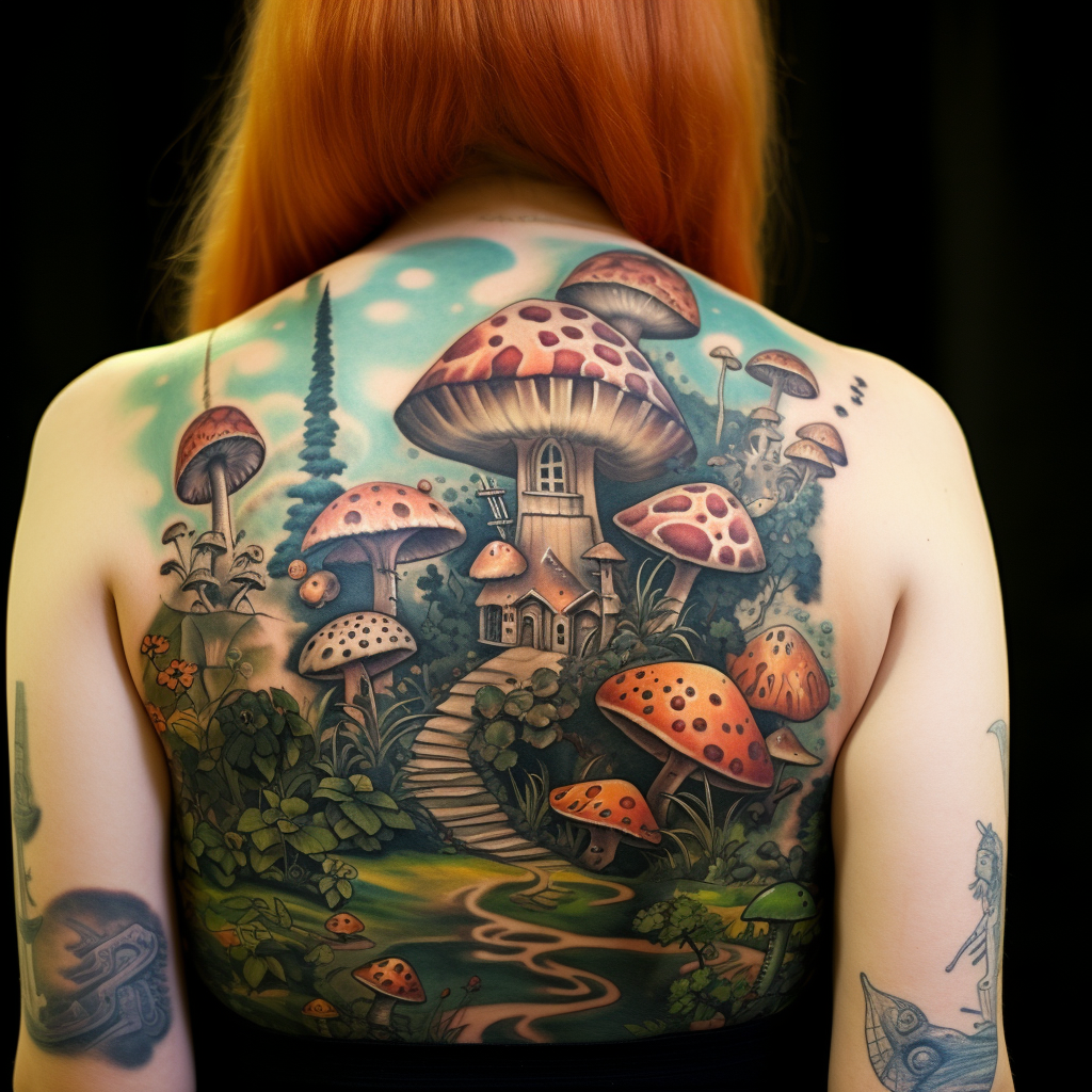 funny-tattoos,Fantasy Tattoo